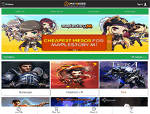 Tablet Screenshot of okaygoods.com